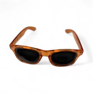 Stylish Tito’s Handmade Vodka Unisex Brown Sunglasses tan accents perfect gift